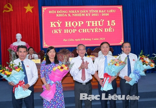 Bạc Liêu Bầu bổ sung hai Phó Chủ tịch UBND tỉnh