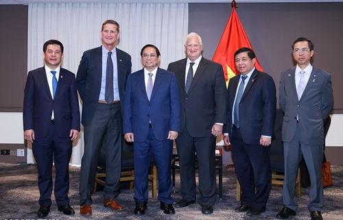 Thủ tướng Phạm Minh Chính tiếp lãnh đạo một số doanh nghiệp Australia