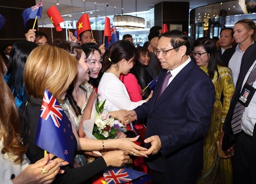 Thủ tướng Phạm Minh Chính gặp gỡ kiều bào tại New Zealand