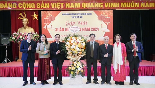 Hội đồng hương huyện Ninh Giang tại Hà Nội đóng góp thiết thực cho sự phát triển quê hương