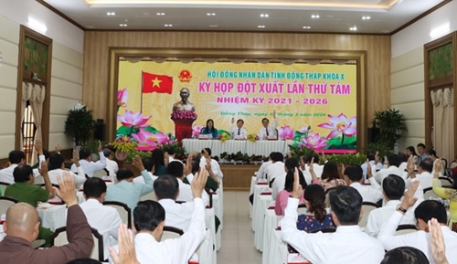 HĐND tỉnh Đồng Tháp thông qua 11 Nghị quyết quan trọng
