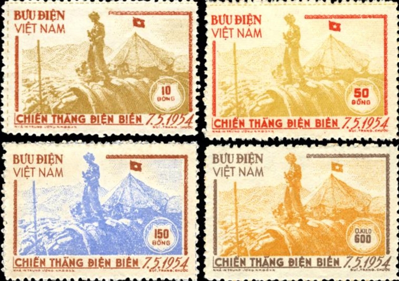 Sắp phát hành bộ tem bưu chính thứ tám về Chiến thắng Điện Biên Phủ