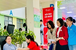Công nhân viên chức lao động quận Ba Đình Hà Nội hiến 537 đơn vị máu