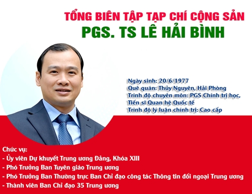 Infographic Chân dung tân Tổng Biên tập Tạp chí Cộng sản Lê Hải Bình