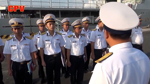 Lữ đoàn 162, Vùng 4 Hải quân kiểm tra công tác huấn luyện tháng đầu năm 2024