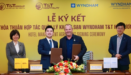 T T Group hợp tác với Wyndham Hotels  Resorts vận hành khách sạn tại Hải Dương