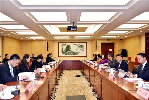 Thúc đẩy công tác đại biểu giữa Quốc hội Việt Nam và Nhân Đại toàn quốc Trung Quốc