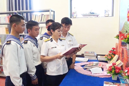 Lan tỏa giá trị văn hóa đọc ở Lữ đoàn 162, Vùng 4 Hải quân