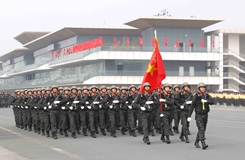 Ấn tượng Lễ diễu binh kỷ niệm 50 năm Ngày truyền thống lực lượng Cảnh sát Cơ động