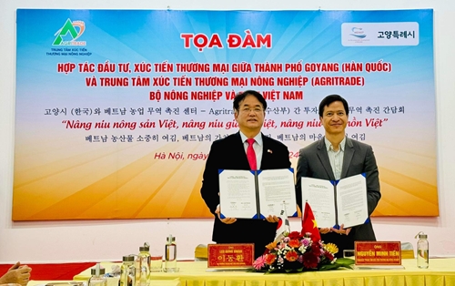 Thúc đẩy hợp tác nông nghiệp giữa Việt Nam với thành phố Goyang Hàn Quốc