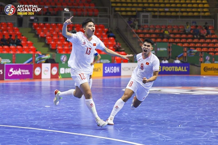 Tuyển Việt Nam giành quyền vào tứ kết Giải futsal châu Á 2024