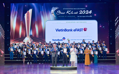 VietinBank đoạt 2 Giải thưởng Sao Khuê năm 2024