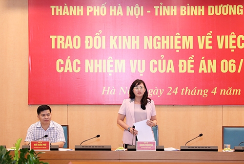 Hà Nội, tỉnh Bình Dương và tỉnh Lào Cai chia sẻ kinh nghiệm triển khai Đề án 06
