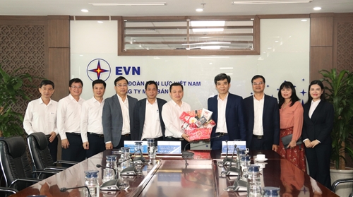 Lãnh đạo EVN chúc Tết CBCNV Công ty Mua bán điện và Trung tâm Điều độ Hệ thống điện Quốc gia