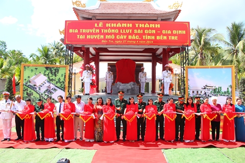 Khánh thành công trình truyền thống lực lượng vũ trang Sài Gòn - Gia Định