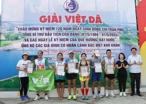 Giải chạy việt dã chào mừng kỷ niệm 120 năm ngày sinh Tổng Bí thư Trần Phú