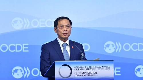 Bộ trưởng Bộ Ngoại giao Bùi Thanh Sơn dự Hội nghị Hội đồng Bộ trưởng OECD năm 2024