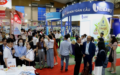 Gần 200 gian hàng tham gia triển lãm quốc tế ngành sữa