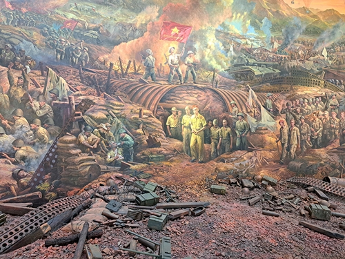 Cả Chiến dịch Điện Biên Phủ thu vào bức tranh panorama