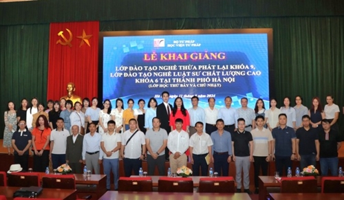 Học viện Tư pháp khai giảng các lớp đào tạo tại Hà Nội