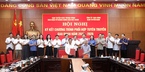 Đẩy mạnh tuyên truyền về tỉnh Thái Bình trên Báo điện tử Đảng Cộng sản Việt Nam