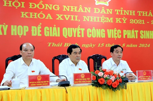 Thông qua Nghị quyết sắp xếp các đơn vị hành chính cấp xã của tỉnh Thái Bình