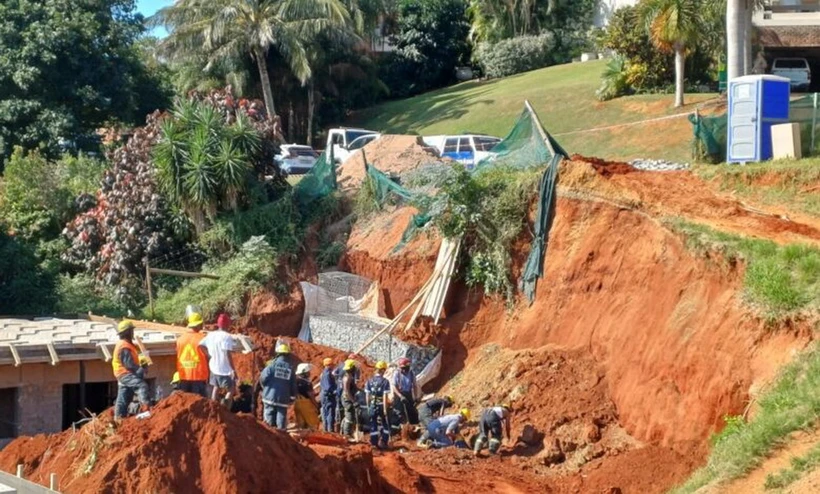 Lở đất tại công trường xây dựng ở Nam Phi, ít nhất 4 người thiệt mạng