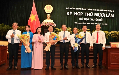 TP Hồ Chí Minh Kiện toàn nhân sự lãnh đạo UBND Thành phố