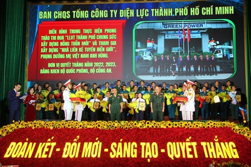 EVNHCMC được vinh danh tại Đại hội thi đua Quyết thắng Lực lượng vũ trang TP Hồ Chí Minh