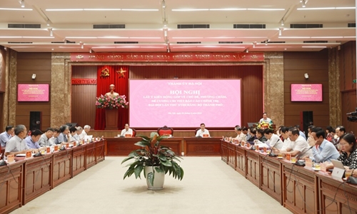Nhiều ý kiến tâm huyết đóng góp vào Dự thảo Báo cáo chính trị Đại hội lần thứ XVIII Đảng bộ TP Hà Nội