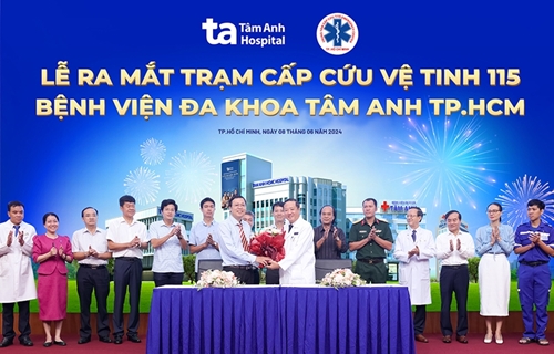 Ra mắt Trạm cấp cứu vệ tinh 115 TP Hồ Chí Minh