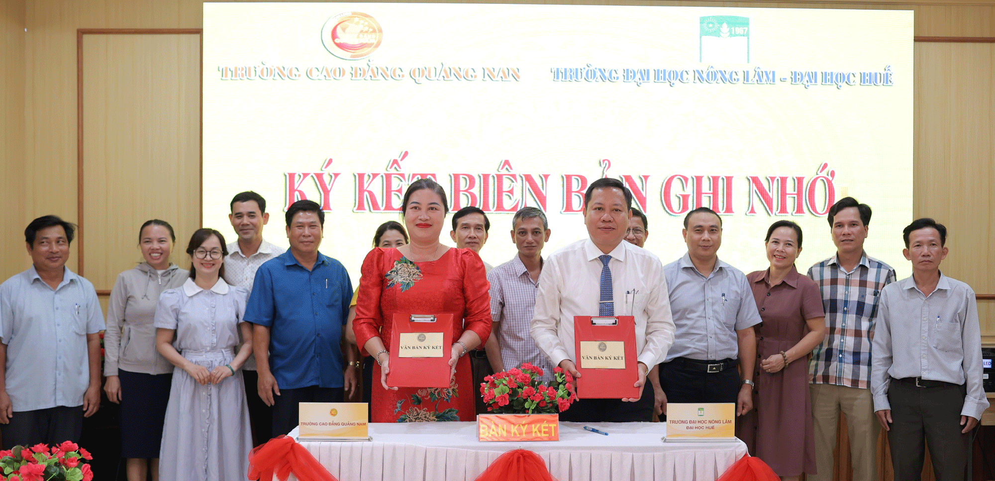 Trường Cao đẳng Quảng Nam ký kết hợp tác với Đại học Huế