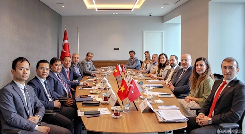 Vietnamese Ambassador works with President of Turkish External Economic Council
