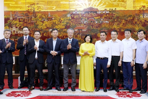 Bac Ninh Chairwoman receives Chairman of Japan’s JFE Engineering Corporation