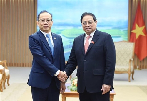 Prime Minister hosts outgoing Cambodian Ambassador