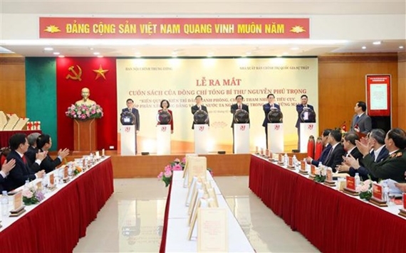 Party chief’s book on fight against corruption and negative phenomena released