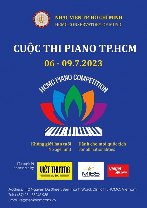 HCMC piano competition 2023 opens for contestants of all nationalities