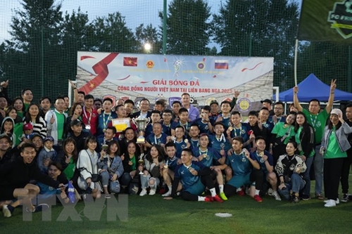 Football tournament of Vietnamese community in Russia organized successfully