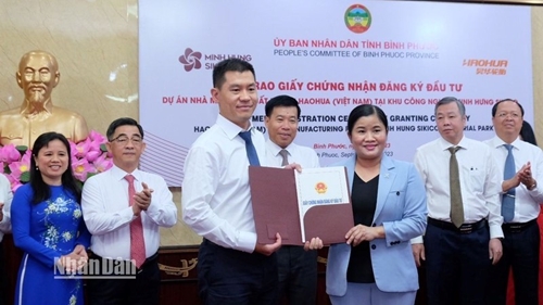 Binh Phuoc attracts USD500 million FDI project