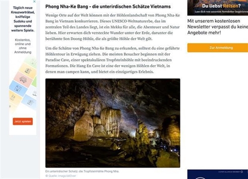 German news site introduces overlooked destinations in Vietnam