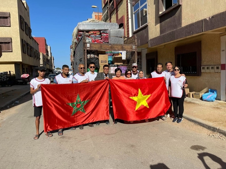 Overseas Vietnamese in Morocco support earthquake victims