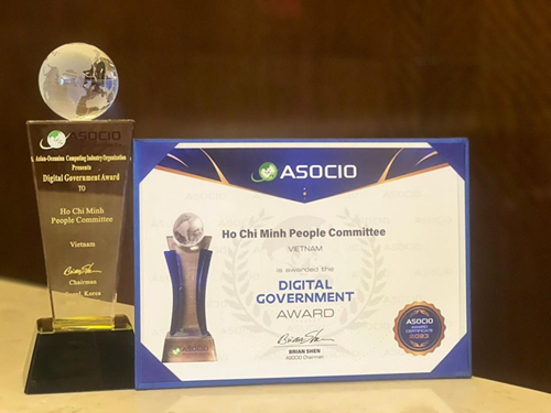 HCM City wins ASOCIO’s 2023 Digital Government Award
