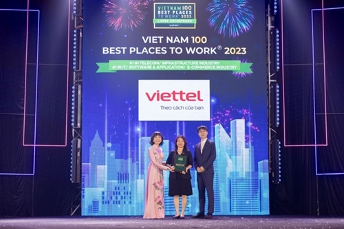 Viettel wins best place to work in Vietnam