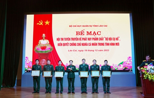 Lao Cai organizes contest on qualities of Uncle Ho s soldiers