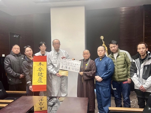 Charitable delegation of Dai An Pagoda supports earthquake victims in Japan
