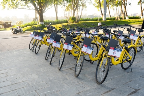 Restarting public bicycle system in Hue city center