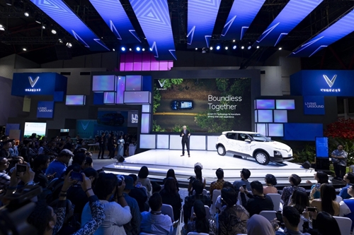 VinFast EVs impress visitors at Indonesia International Motor Show 2024