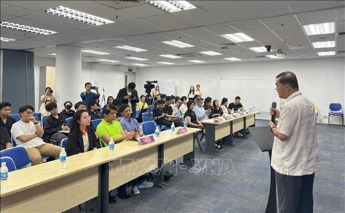 Vietnamese students in Singapore organize career fair