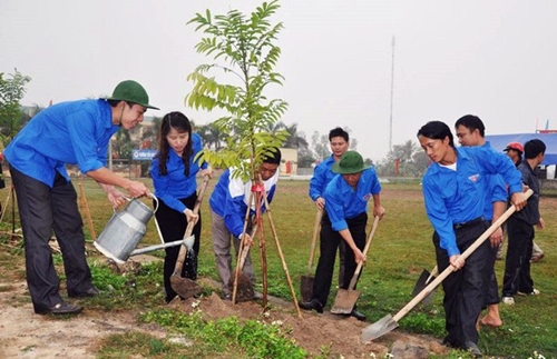 Promoting tree planting among education sector