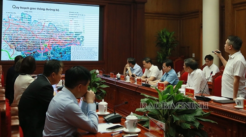 Secretary of Bac Ninh Provincial Party Committee works with SonKim Land Company